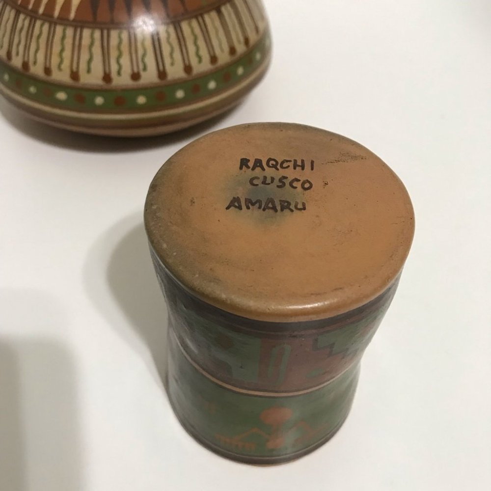 2 Piece Vase & Pottery Set - Picture 7 of 8